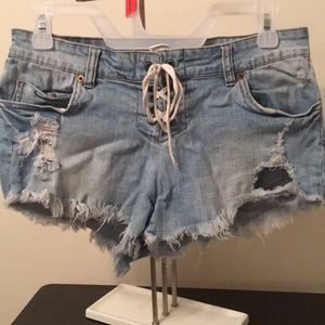 Jean shorts